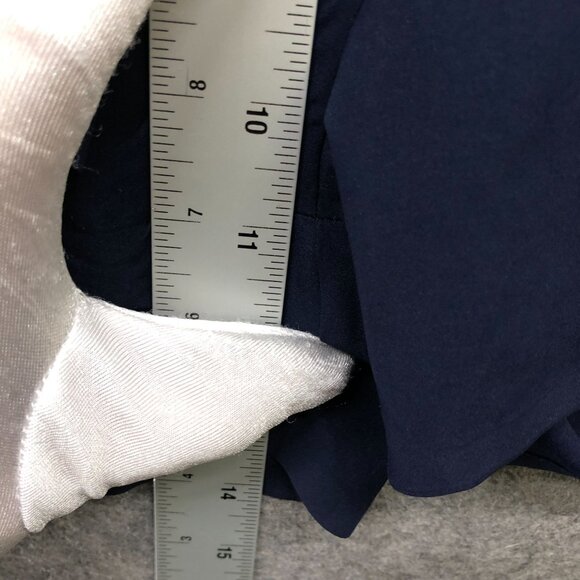 Rossignol Running Shorts Womens Large L Navy Blue Zip Pocket Active Training - Picture 6 of 12